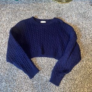 Altard State Crew Neck Cropped Sweater